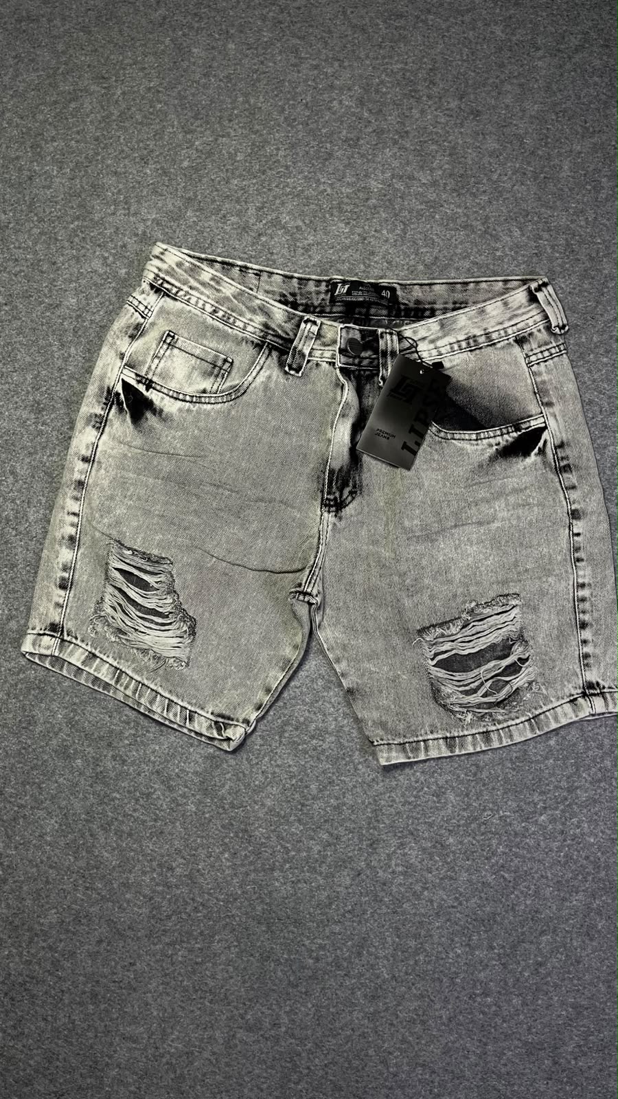 Bermuda Jeans Clara Rasgada